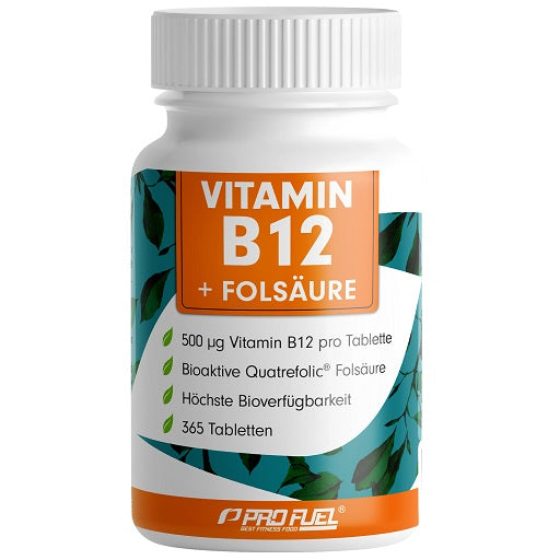 ProFuel Vitamin B12  Folsäure 365 Tabletten