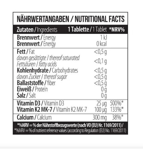 MST - Calcium Citrate D3  K2Vital 60 Tabletten