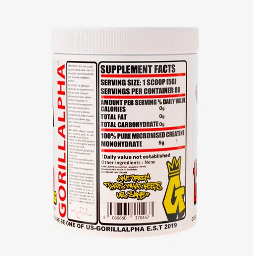 Gorillalpha Creatine 400g