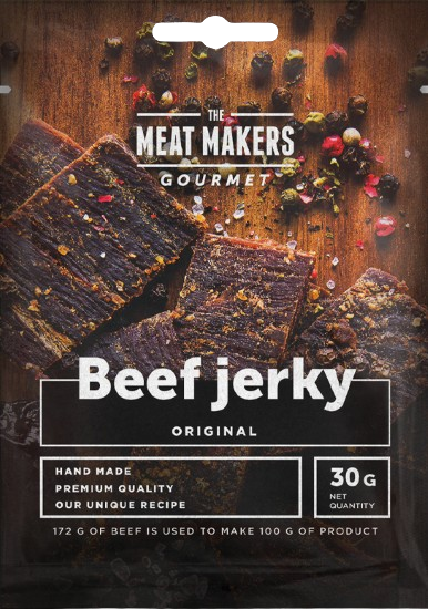 The Meat Makers Gourmet Beef Jerky 15x30g